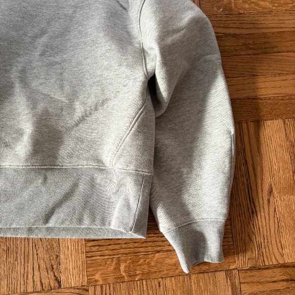 Everlane Luxe Fleece Sweatshirt in Vintage Heather Grey - Picture 4 of 5